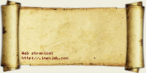 Nadja Parenta vizit kartica